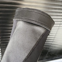 Pointed Heel Elastic Thread Stitching Mesh Long Tube Over The Knee Boots