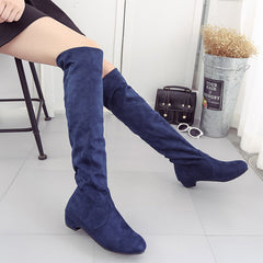 Autumn And Winter New Leg Boot Long Over-the-knee Boots Flat Boots Children
