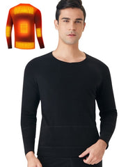 Electric heating thermal underwear suit men and women intelligent temperature control charging heating pants