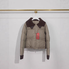Short Down Jacket Female Winter Knitting
