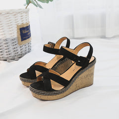 Wild Comfortable Sponge Platform Sandals