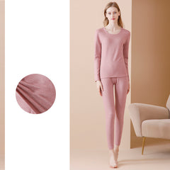 Wool Silk Velvet Thermal Underwear Set