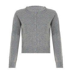 European And American Early Autumn Retro Knitted Top For Women