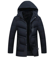 Cotton coat warm thick cotton coat men's cotton hooded jacket down Puffer jacket