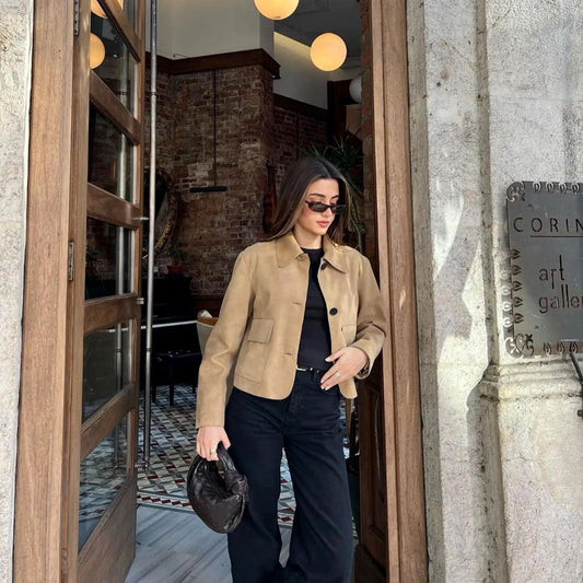 Lapel Fashionable All-matching Jacket