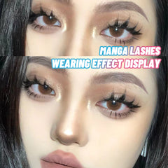 5 Pairs Manga Lashes Arrival Anime Cosplay Natural Wispy  Korean Makeup Artificial False Eyelashes