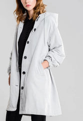 Trench Coat Mid-length Loose Long Sleeve Jacket