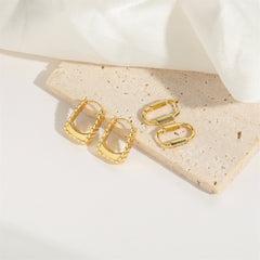 Minimalist Light Luxury French Retro Trendy U-shaped Earrings