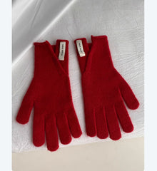 Pure Wool Scarf Gloves Hat