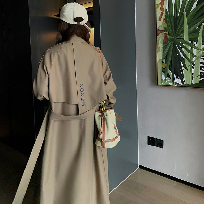 Spring And Autumn  Long Sleeve Trench Coat Women
