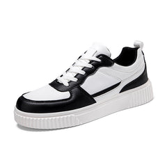 Autumn New Breathable White Shoes For Students  Trendy All-Match Platform Sports Casual