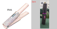 Electric USB Hair Straightening Brush Straightener Brush Multifunctional Comb Straightening Styler Hair Curler