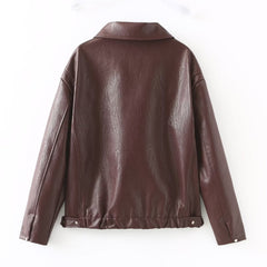 Women's Lapel Long Sleeve Street Coat