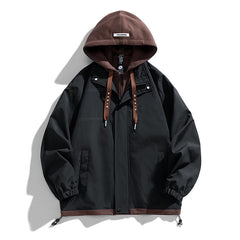 Men's Spring And Autumn Hooded All-matching Jacket