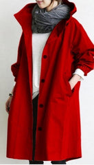 Trench Coat For Women, Medium Length, Petite, Elegant Waisted Long-sleeved Coat