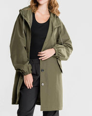 Trench Coat Mid-length Loose Long Sleeve Jacket