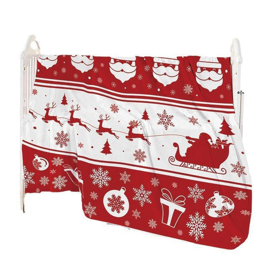Christmas Flannel Printed Blanket