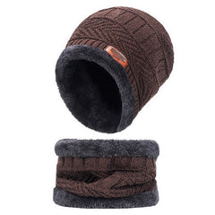 Warm Cashmere Padded Hat Scarf Gloves Set Of Three