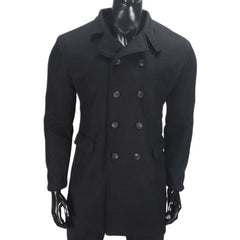 European And American Woolen Coat Men