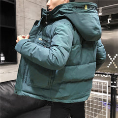 Thickened warm hooded cotton Puffer jacket