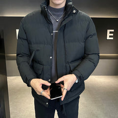 Cotton Jacket Thickening Stand Collar Bread Coat Leisure Warm