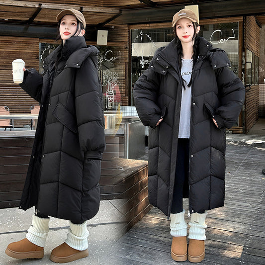 Thick Loose And Warm Cotton-padded puffer Coat Women