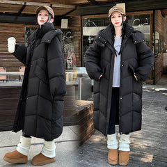 Thick Loose And Warm Cotton-padded puffer Coat Women