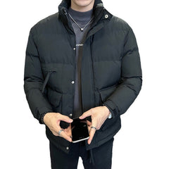 Cotton Jacket Thickening Stand Collar Bread Coat Leisure Warm