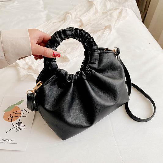 Creative Large Capacity Net Red Pleated Handbag