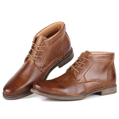 Men's Business Casual Top British Lace-Up Boots