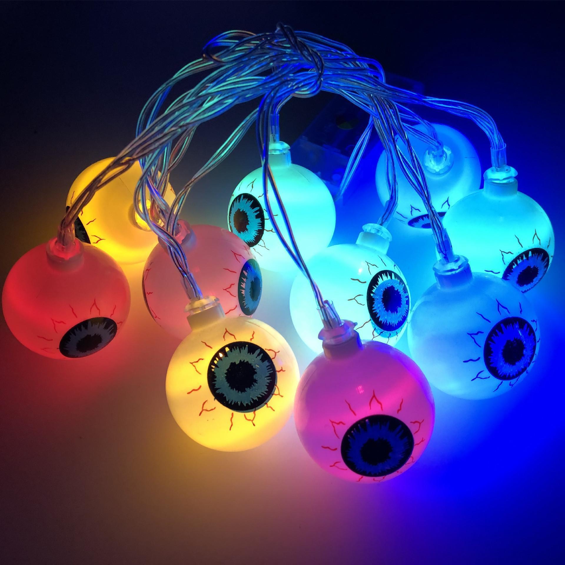 Halloween LED eyeball string lights