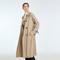 Trench Autumn And Winter Women's Mid-length Sense Petite Coats