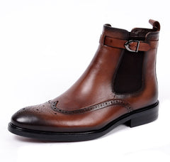 Cowboy Boots Business Leather Shoes