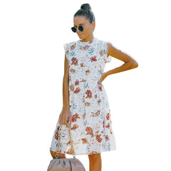 European And American Style Floral Skirt