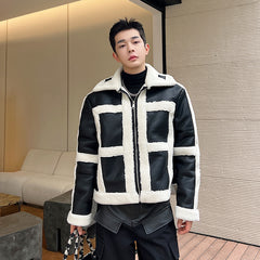 French Fashionable Jacket Stitching Style