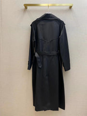 Waist-tight Design  Lining Trench Coat