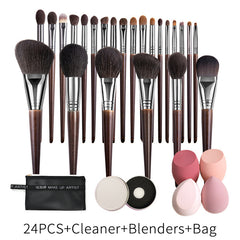 Natural Makeup Brushes Set Eyeshadow Make Up Brush Goat