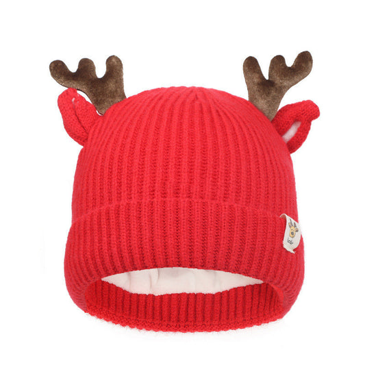 Children's Hat Scarf Gloves Fleece-lined Three-piece Set