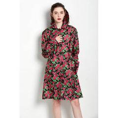 Rose Trench Coat Mid-length Women