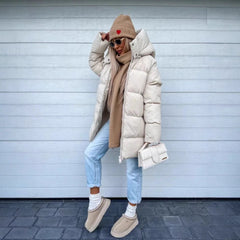 Women's Loose Cotton Coat Loose puffer Jacket