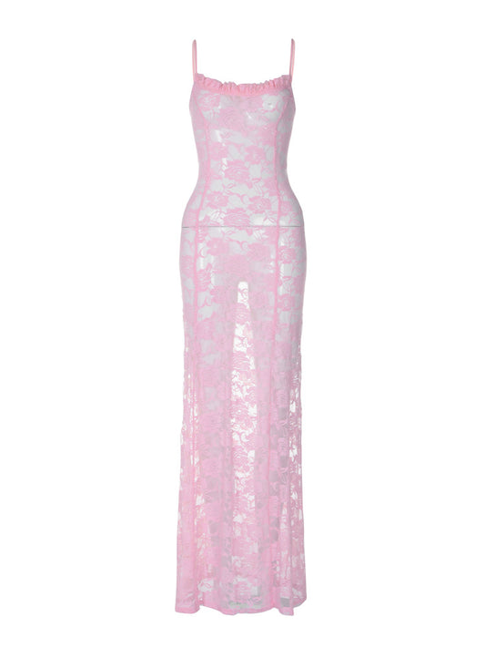 Chest Collar Elegant Evening Dress