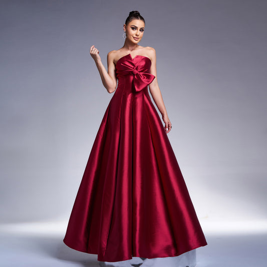 Elegant Long Banquet Bridesmaid Dress Women