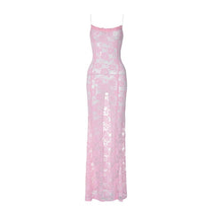 Chest Collar Elegant Evening Dress