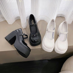 Fashion Personality Vintage Mary Jane Shoes Women
