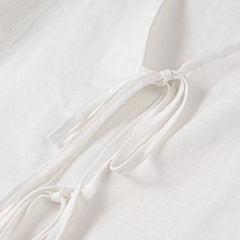 Women's French Style All-matching Casual Lace Up Top