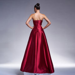 Elegant Long Banquet Bridesmaid Dress Women