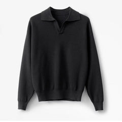 Men's Solid Color Loose Long Sleeves