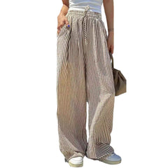 Ice Silk Wide-leg Pants Women's Loose Drooping Trousers