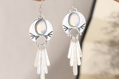 Cross-border Hot Sale Popular Creative Retro Metal Tassel Pendant Earrings