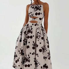 Fashion Sexy Sling Loose Long Dress